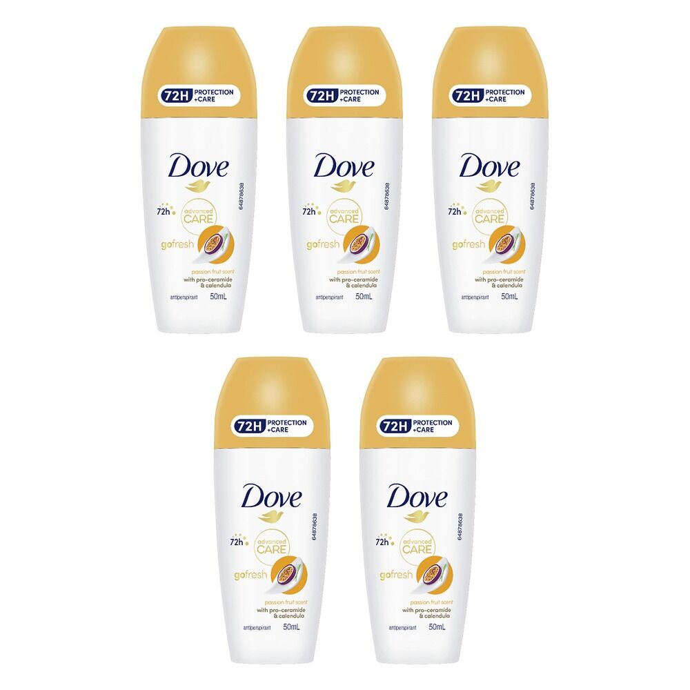 Dove Advanced Care Antiperspirant 72HR Protection Passionfruit Pack of 5