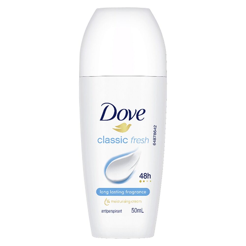 Dove Antiperspirant 48HR Classic Fresh Roll-On 50mL