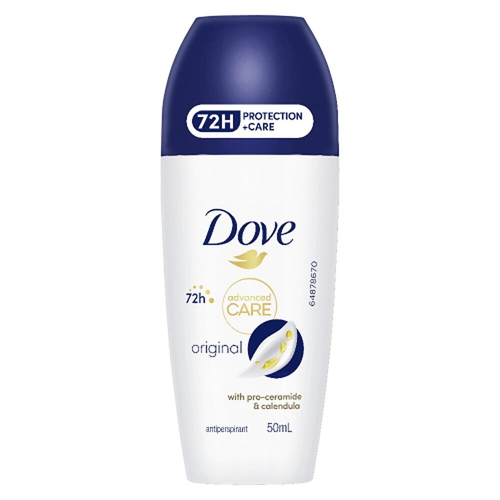 Dove Advanced Care Antiperspirant 72HR Protection Original Roll-On 50mL