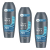 Dove Men Deodorant Advanced 72HR Roll-On Clean Comfort 50mL Pack of 3