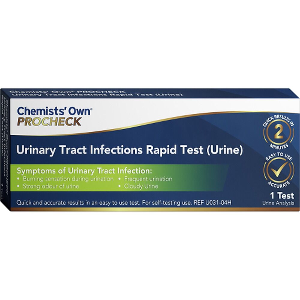 Chemists' Own PROCHECK UTI Rapid Urine Test