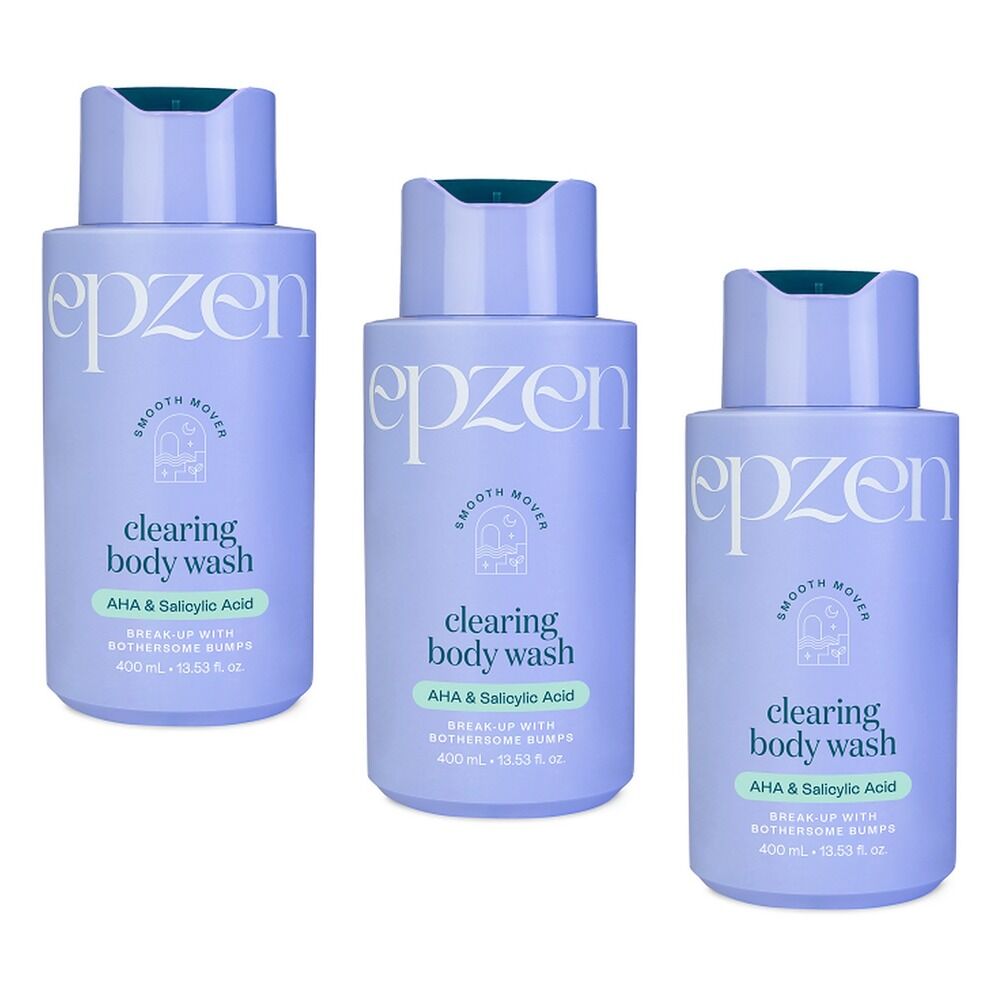 EpZen Smooth Mover Clearing Body Wash 400mL Pack of 3