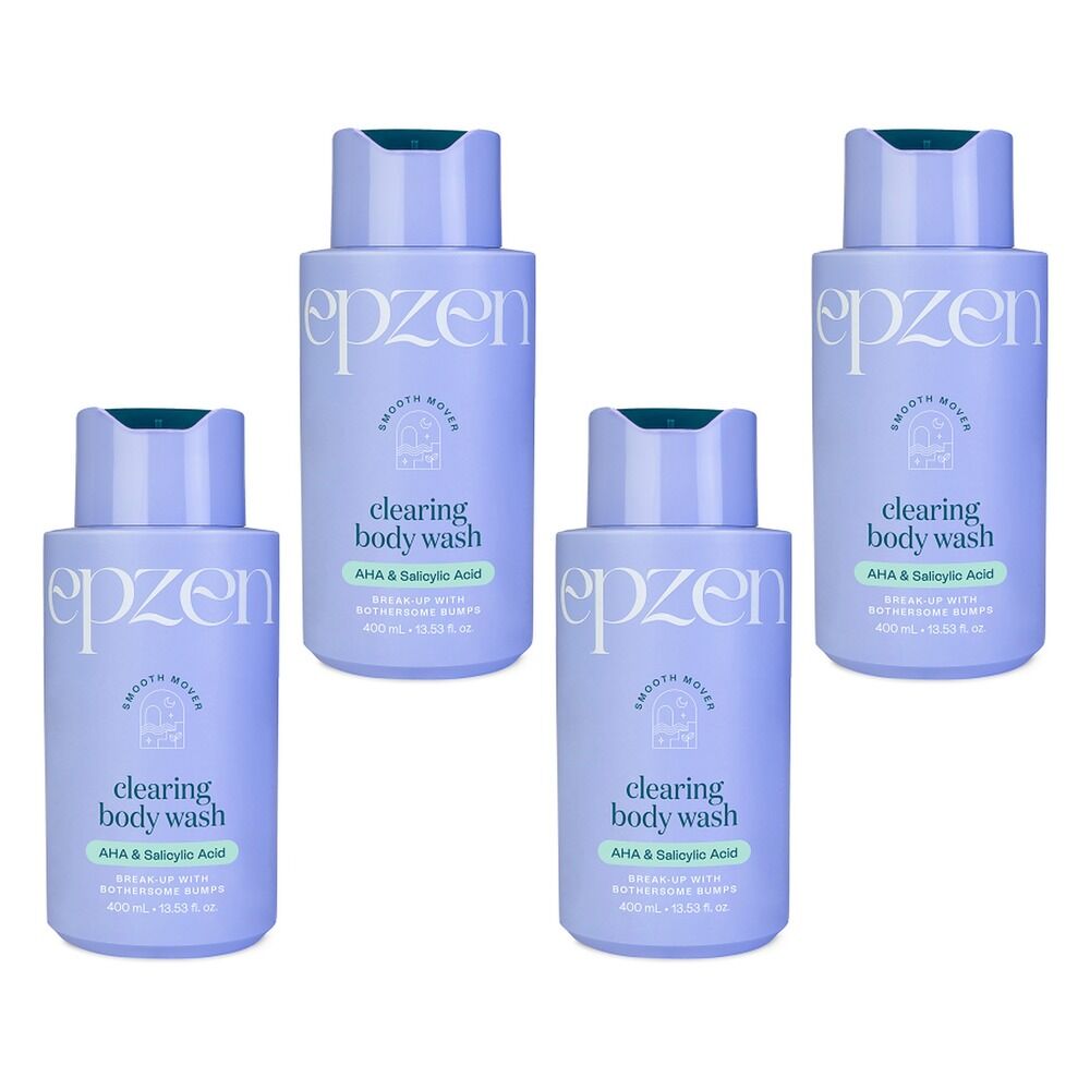 EpZen Smooth Mover Clearing Body Wash 400mL Pack of 4