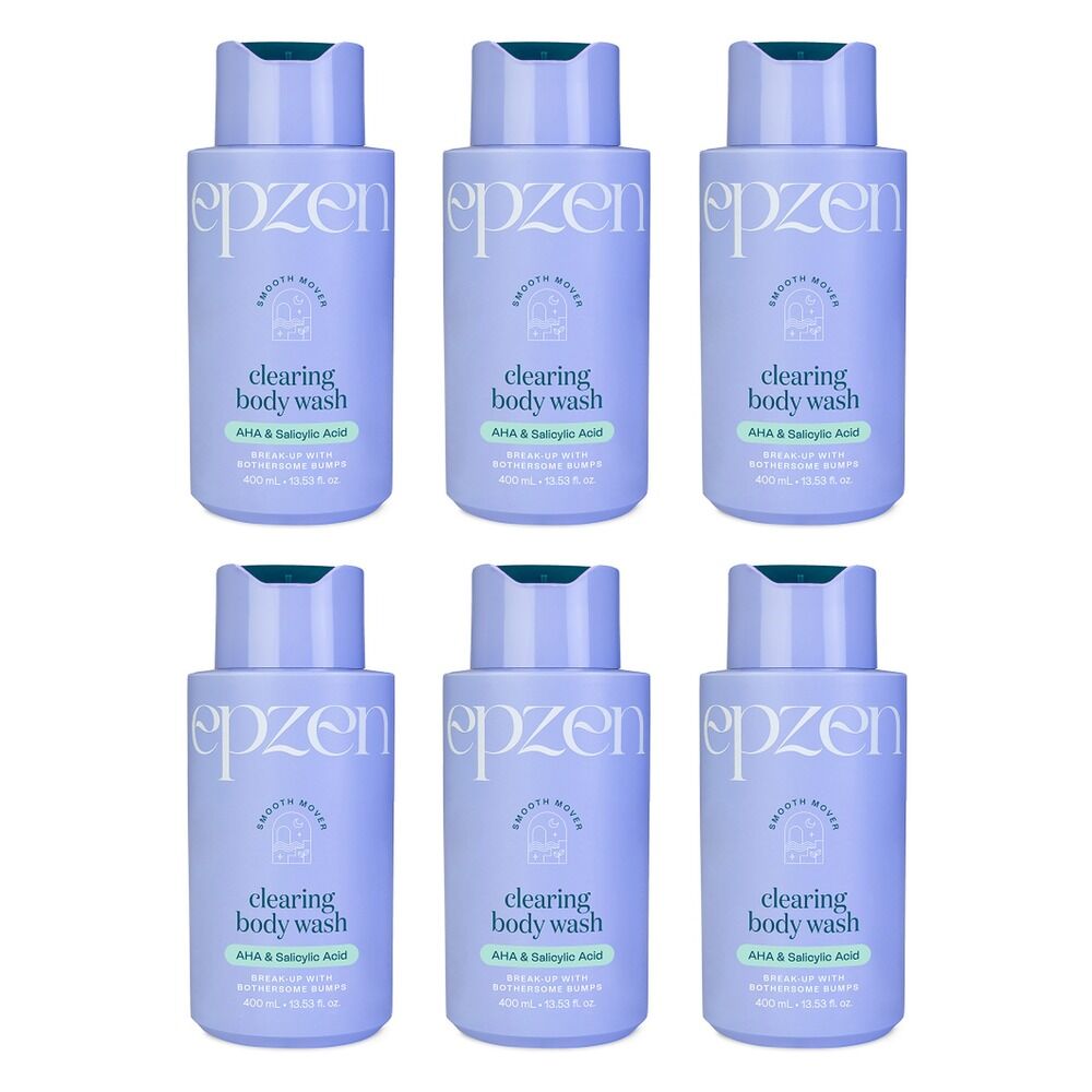 EpZen Smooth Mover Clearing Body Wash 400mL Pack of 6