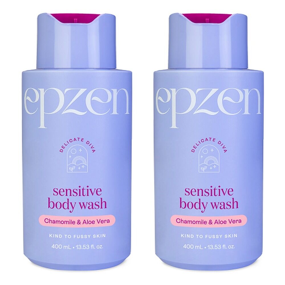EpZen Delicate Diva Sensitive Body Wash 400mL Pack of 2
