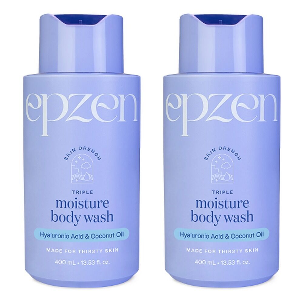 EpZen Skin Drench Triple Moisture Body Wash 400mL Pack of 2