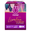 Poise LiveFree No Wings Super Ultra-Thin Pads 12 Pack x 4