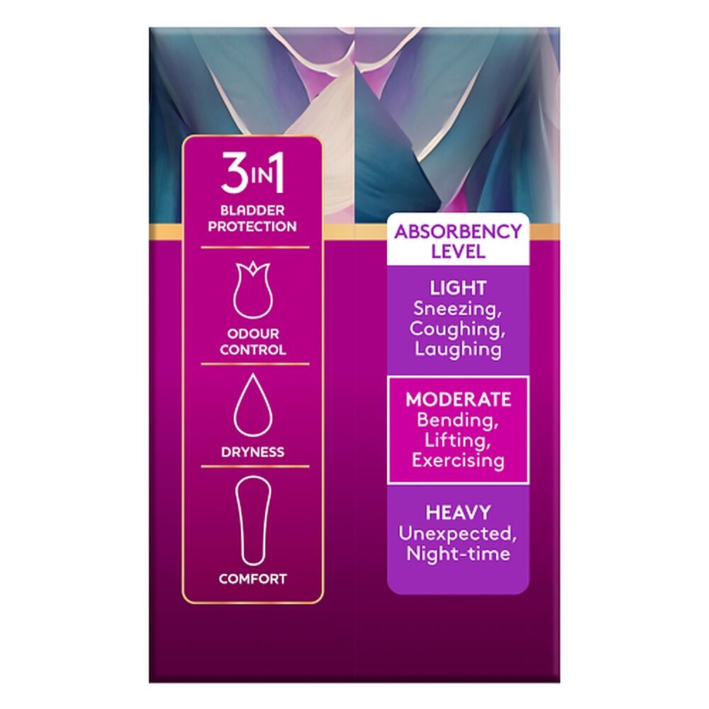 Poise LiveFree No Wings Super Ultra-Thin Pads 12 Pack x 4