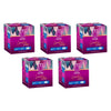 Poise LiveFree Regular With Wings Ultra-Thin Pads 14 Pack x 4 Bundle of 5