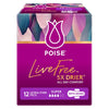 Poise LiveFree With Wings Super Ultra-Thin Pads 12 Pack x 4