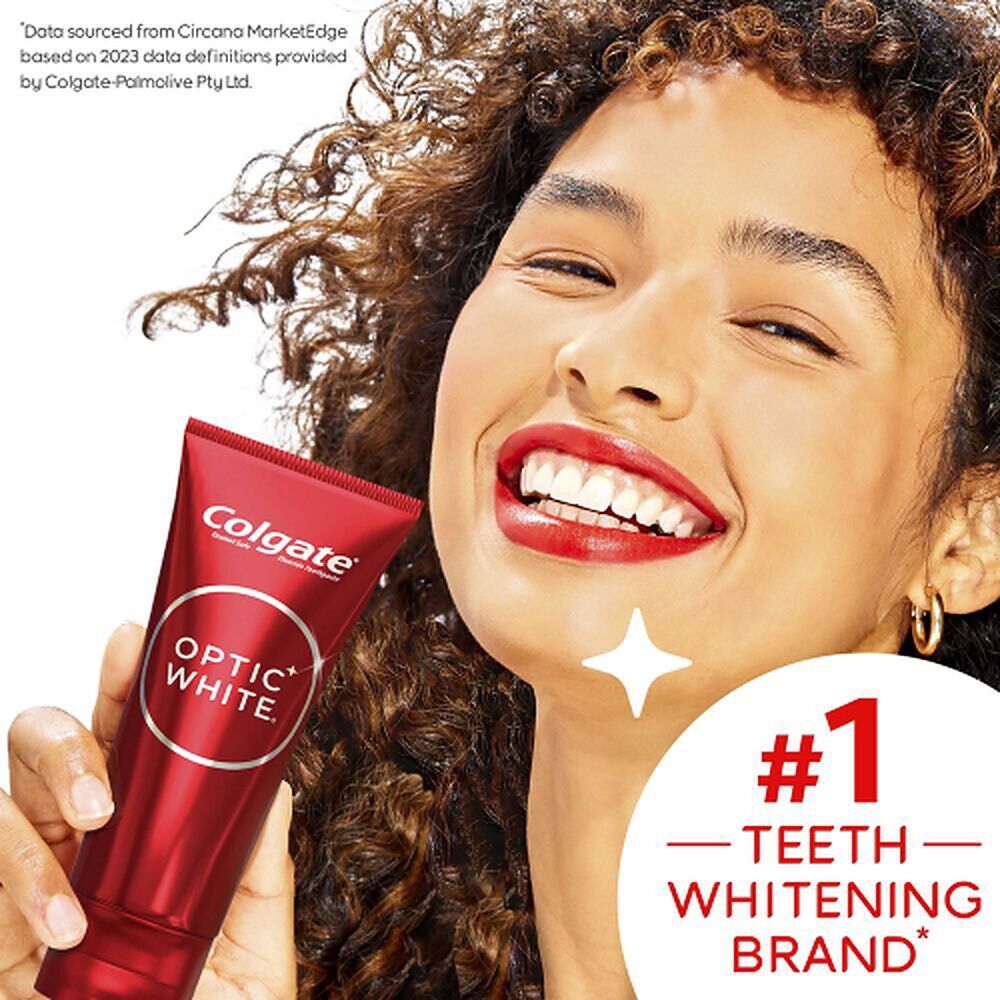 Colgate Optic White Luminous Express Fresh Mint Toothpaste 125g