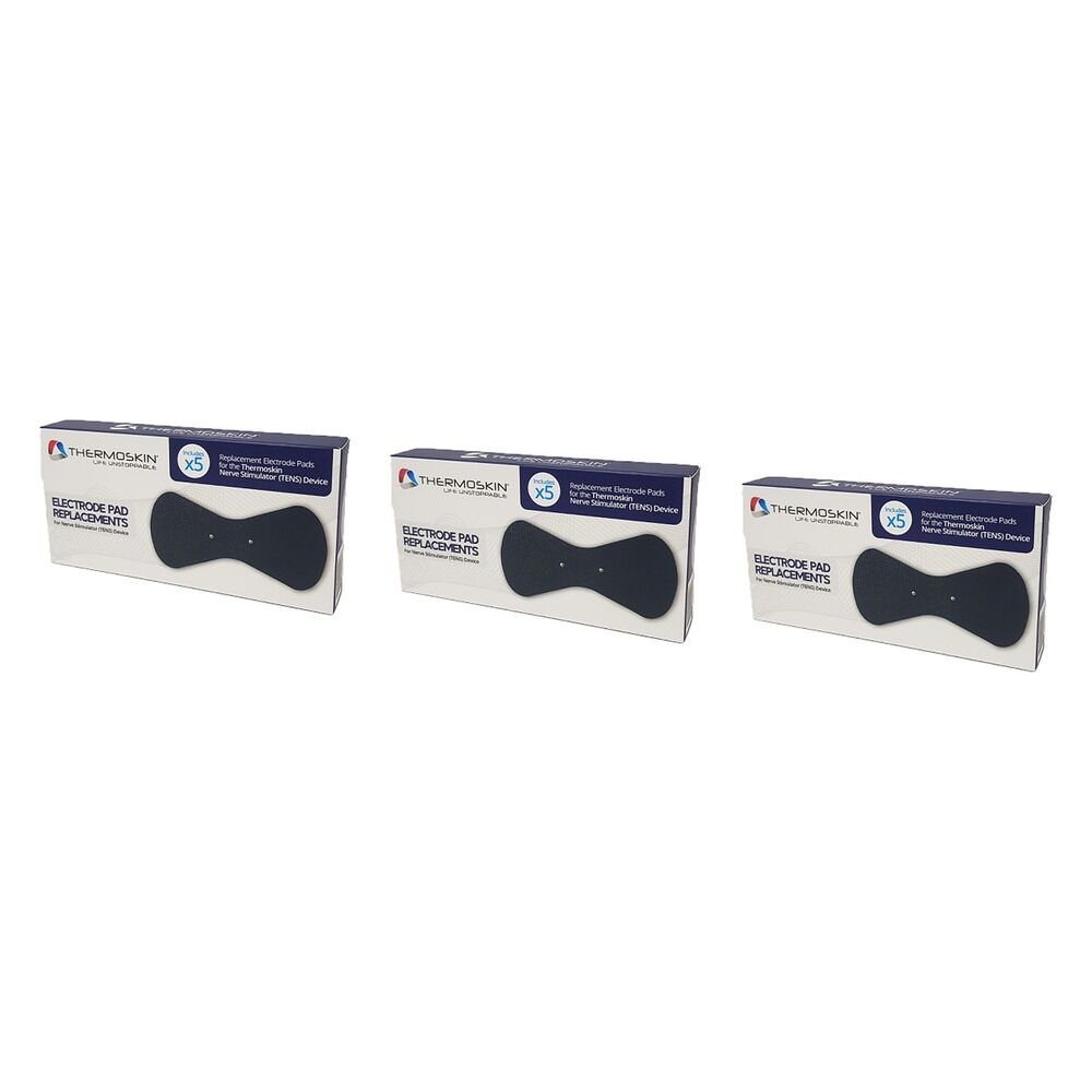 Thermoskin Electrode Pad Replacements 5 Pack Bundle of 3