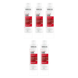 Dercos Energising Stimulating Shampoo 200mL Pack of 5