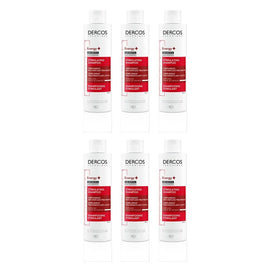 Dercos Energising Stimulating Shampoo 200mL Pack of 6
