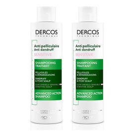 Dercos Anti-Dandruff Shampoo for Sensitive Scalp 200mL Pack of 2