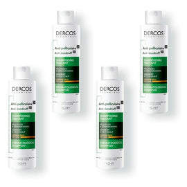Dercos Anti-Dandruff DS Shampoo for Dry Hair 200mL Pack of 4