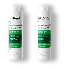 Dercos Anti-Dandruff DS Shampoo for Normal to Oily Hair 200mL Pack of 2