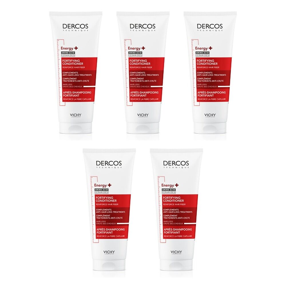 Dercos Energising Conditioner 200mL Pack of 5