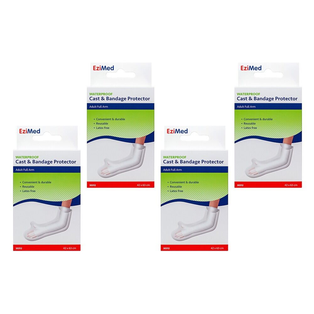 EziMed Adult Full Arm Cast Protector Pack of 4