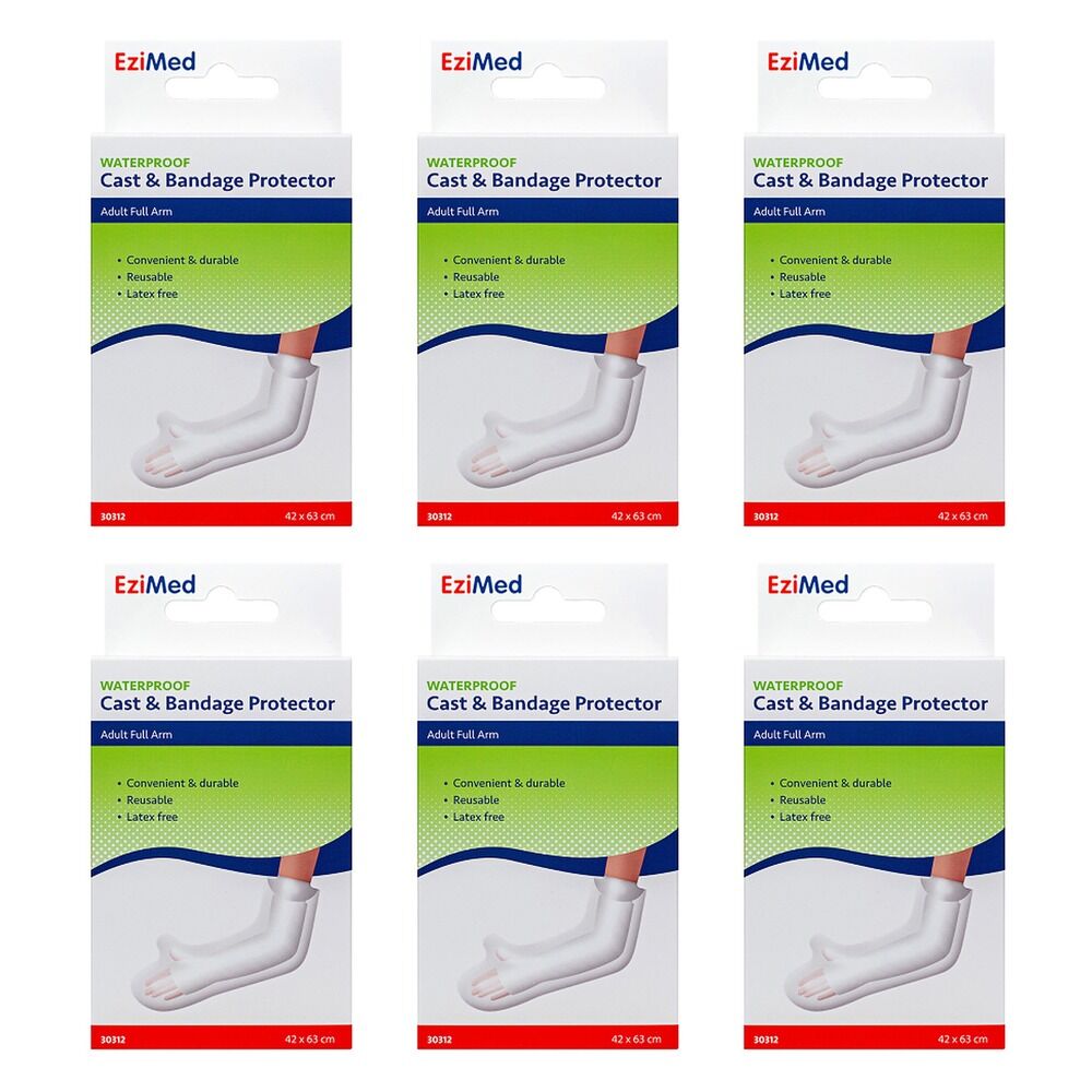 EziMed Adult Full Arm Cast Protector Pack of 6
