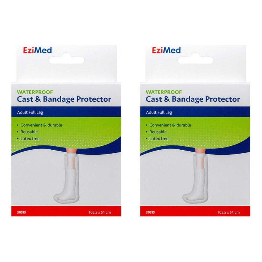 EziMed Adult Full Leg Cast Protector Pack of 2
