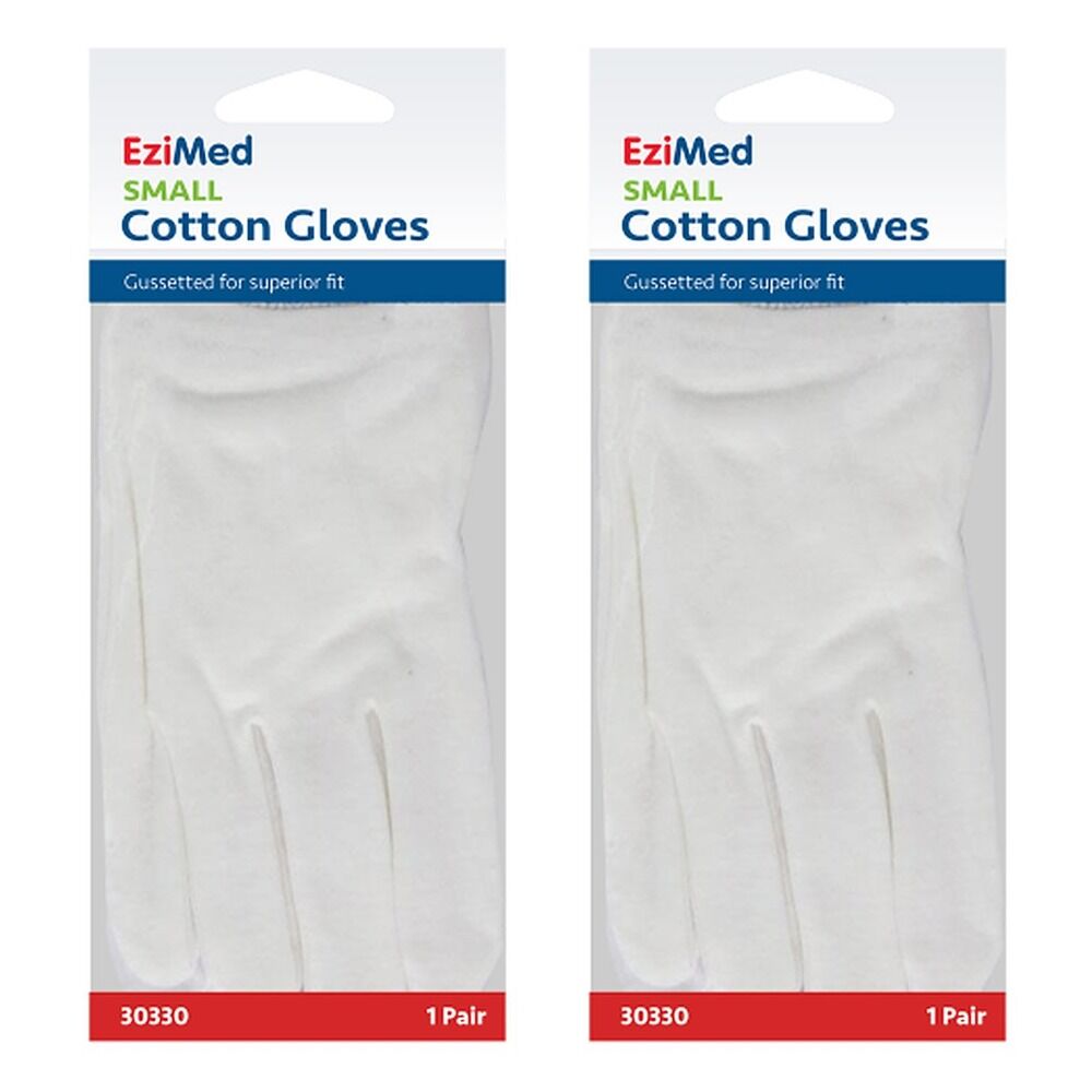 EziMed Cotton Gloves Small Pack of 2