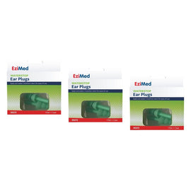 EziMed Waterstop Ear Plugs x 6 Bundle of 3