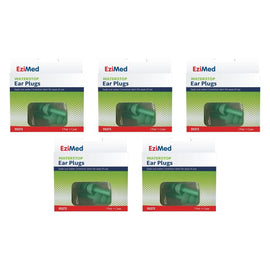 EziMed Waterstop Ear Plugs x 6 Bundle of 5