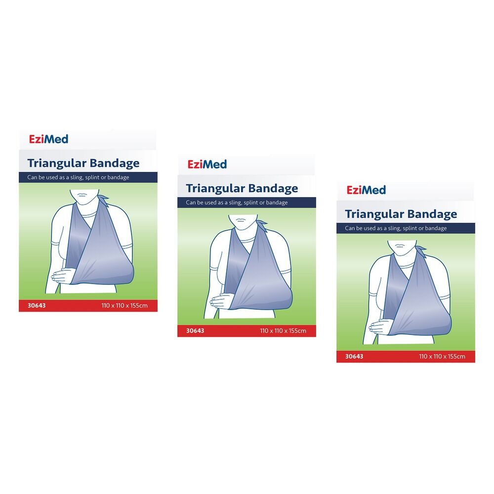 Ezimed Triangular Bandage Pack of 3