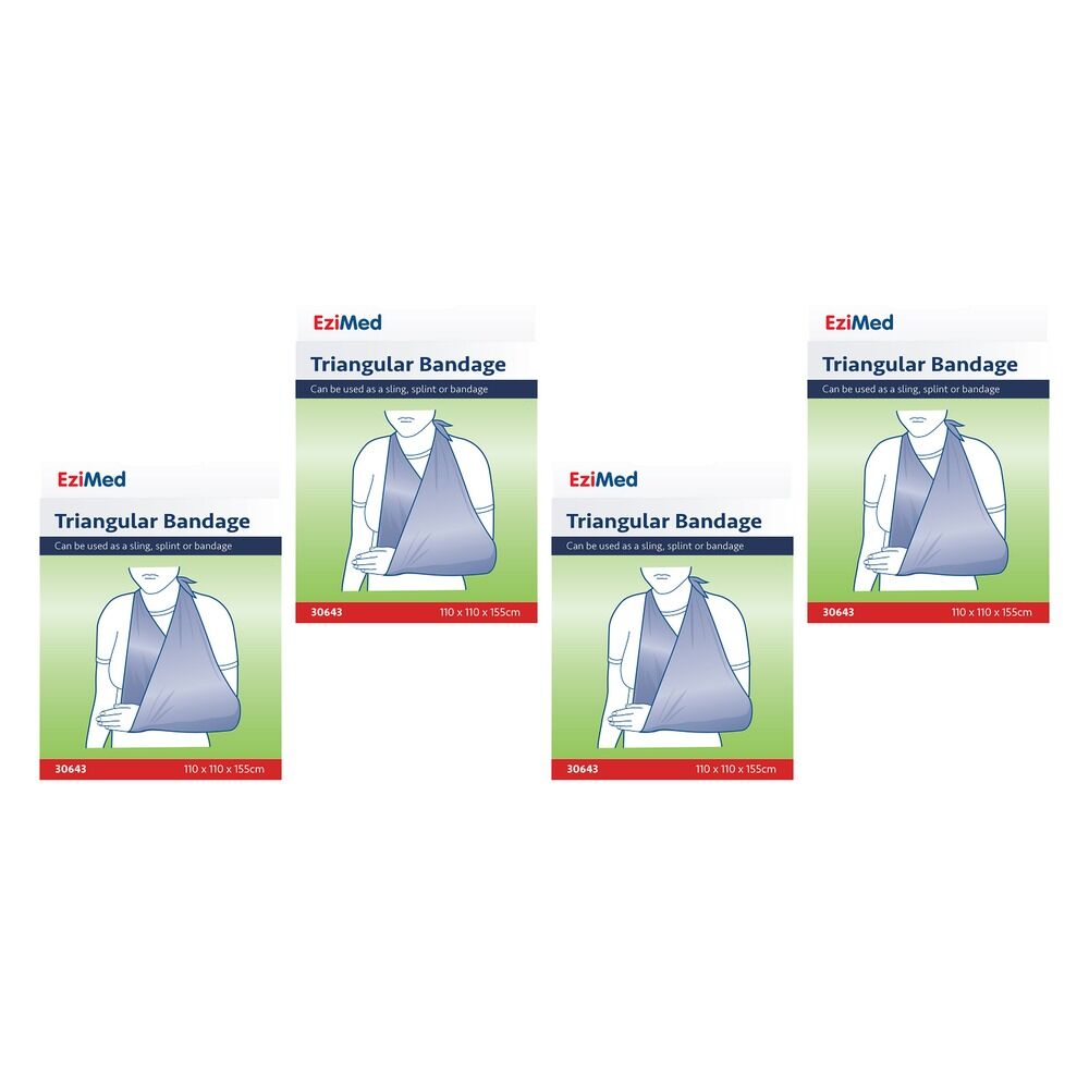 Ezimed Triangular Bandage Pack of 4