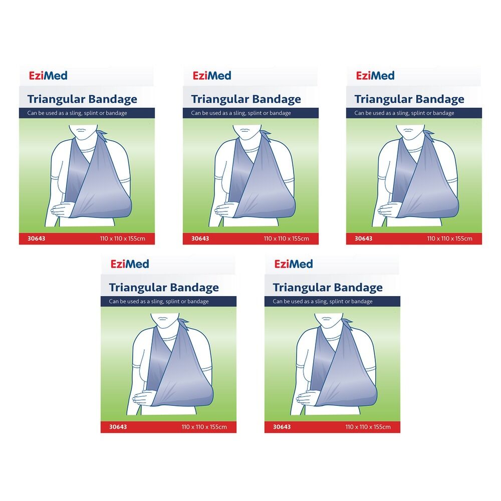 Ezimed Triangular Bandage Pack of 5