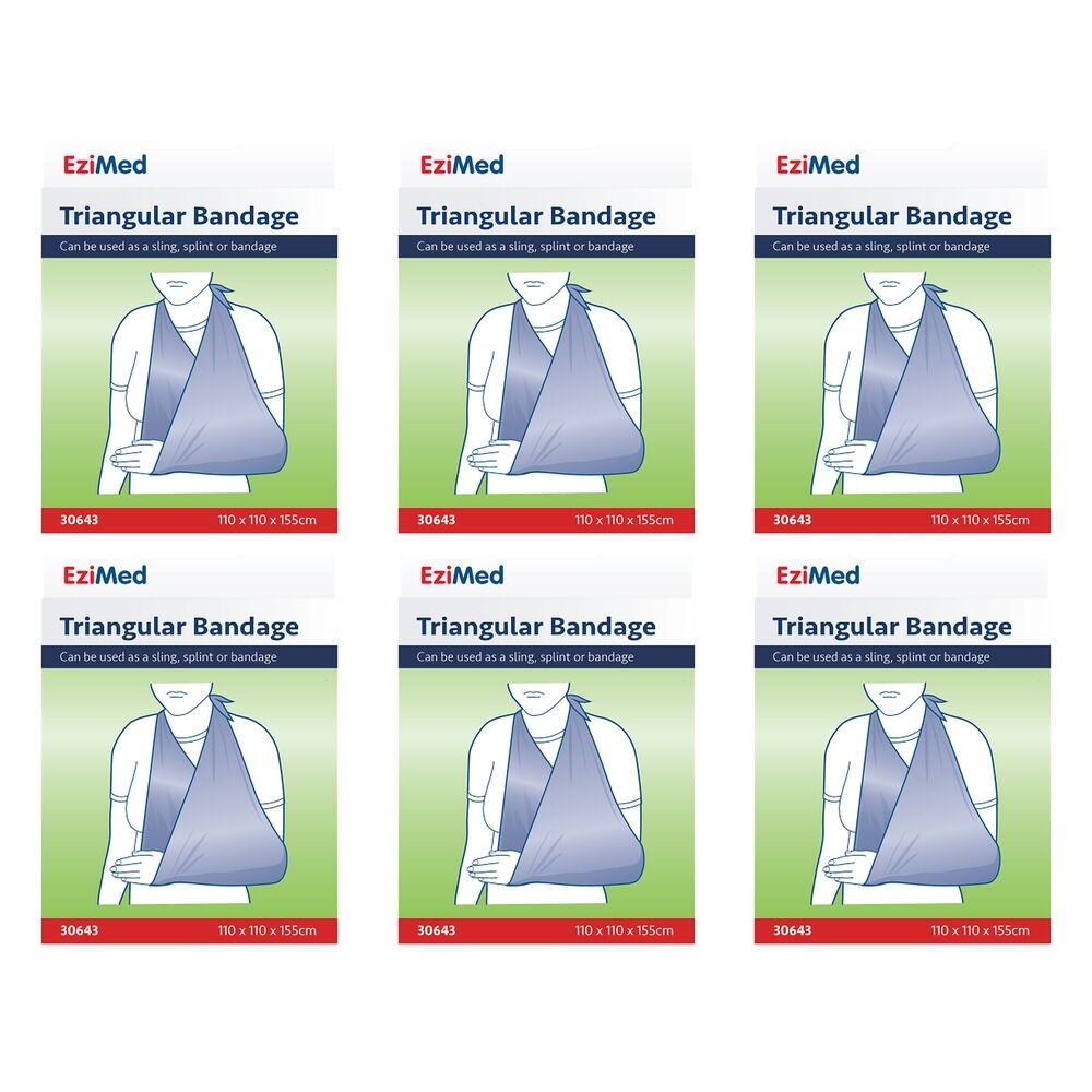 Ezimed Triangular Bandage Pack of 6