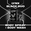Lynx Black Duo Body Spray & Body Wash Gift Set 2 Piece