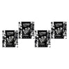 Lynx Black Trio Body Spray, Antiperspirant & Body Wash Set 3 Piece Pack of 4