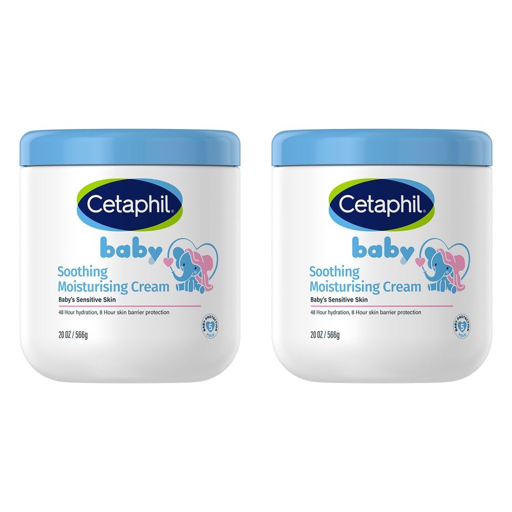 Cetaphil Baby Soothing Moisturising Cream 566g Pack of 2