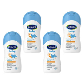 Cetaphil Baby Moisturising Baby Oil 200mL Pack of 4