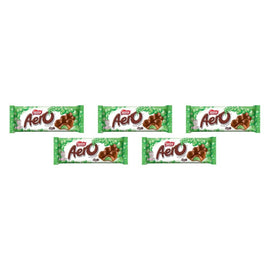 Nestle Aero Peppermint Milk Chocolate Bar 40g x 24 Bundle of 5