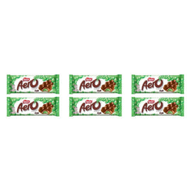Nestle Aero Peppermint Milk Chocolate Bar 40g x 24 Bundle of 6