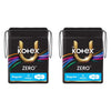 U By Kotex Zero Regular Pads with Wings 12 Pack x 6 Bundle of 2