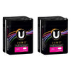 U By Kotex Super Pads with Wings 10 Pack x 6 Bundle of 2