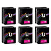 U By Kotex Super Pads with Wings 10 Pack x 6 Bundle of 6