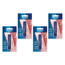 Vaseline Colour & Care Lip Balm Mellow Rose 3g Pack of 4