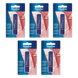 Vaseline Colour & Care Lip Balm Mellow Rose 3g Pack of 5