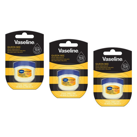 Vaseline Lip Therapy Queen Bee Lip Balm 7g Pack of 3