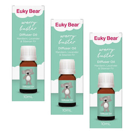 Euky Bear Worry Buster Diffuser Oil 10mL Pack of 3
