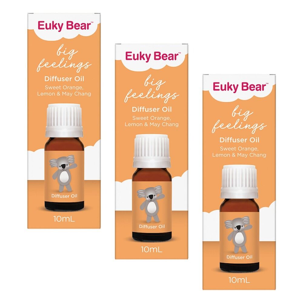 Euky Bear Big Feelings Diffuser Oil 10ml Pack of 3