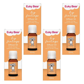 Euky Bear Big Feelings Diffuser Oil 10ml Pack of 4