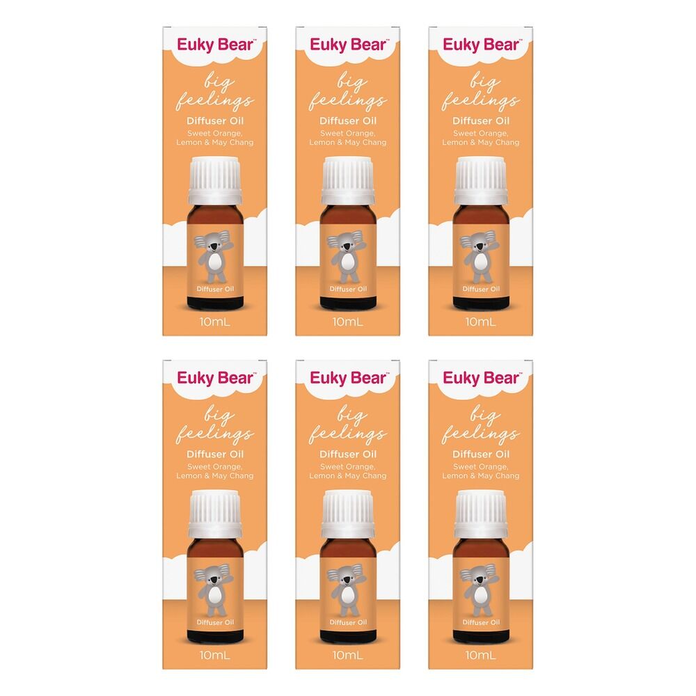 Euky Bear Big Feelings Diffuser Oil 10ml Pack of 6