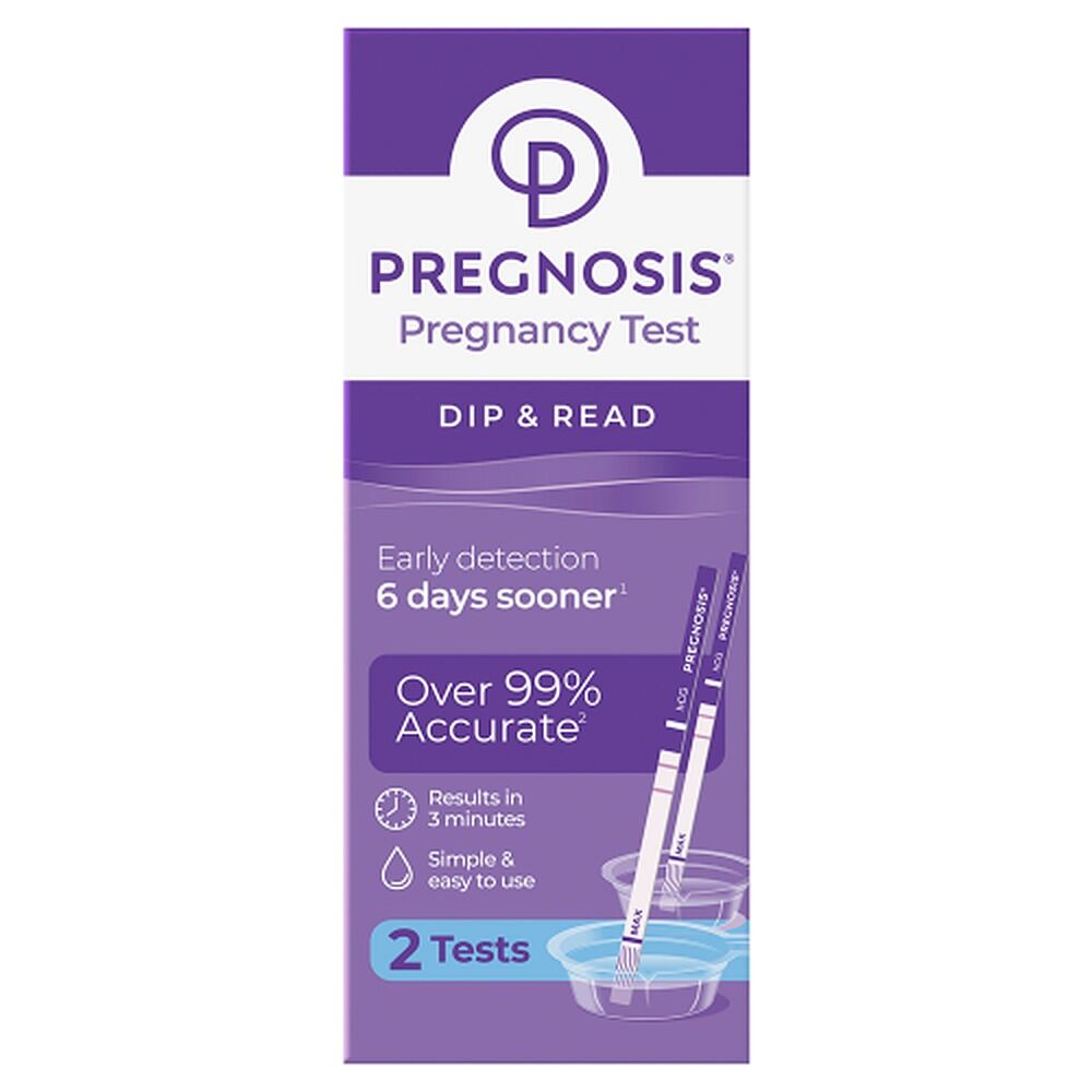 Pregnosis Dip & Read Pregnancy Test 2 Pack