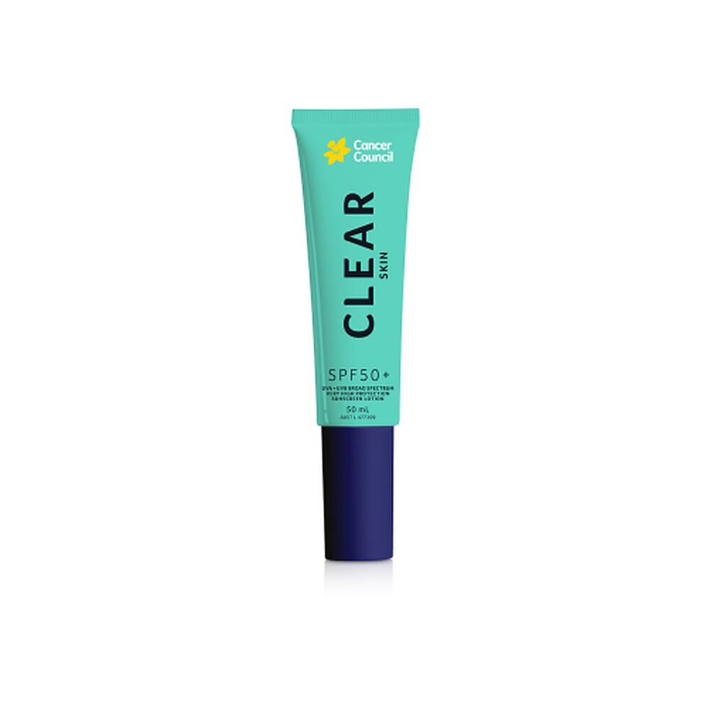 Cancer Council Clear Skin SPF50+ Sunscreen Lotion 50mL